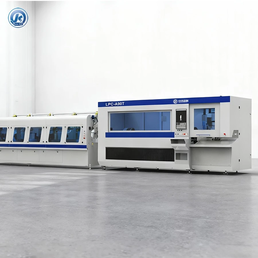 A90TZero tailing bevel cutting 3D tube laser cutting machine