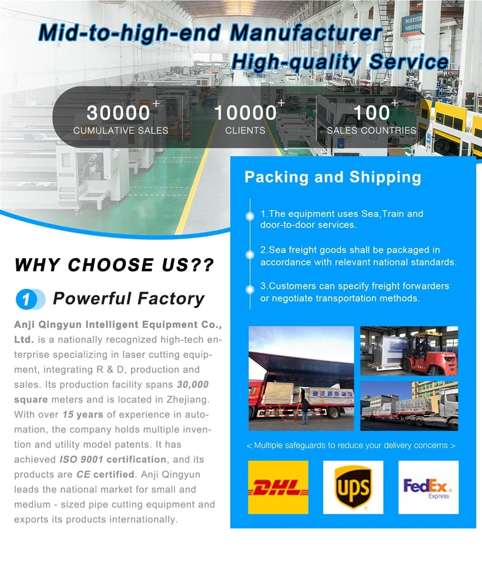 T9 Fully Automated Bevel Laser Tube Cutting Machine factory